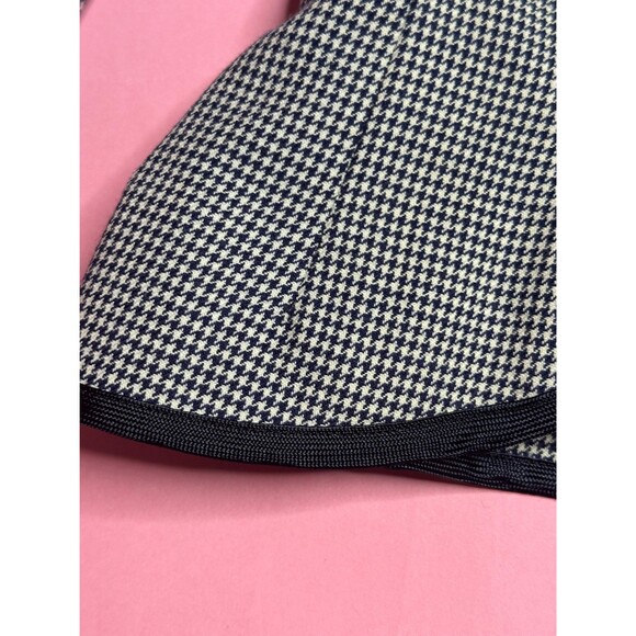 1940s-1950s LILLI ANN HOUNDSTOOTH. Cropped Waist Jacket. Small. As Is - Picture 9 of 11